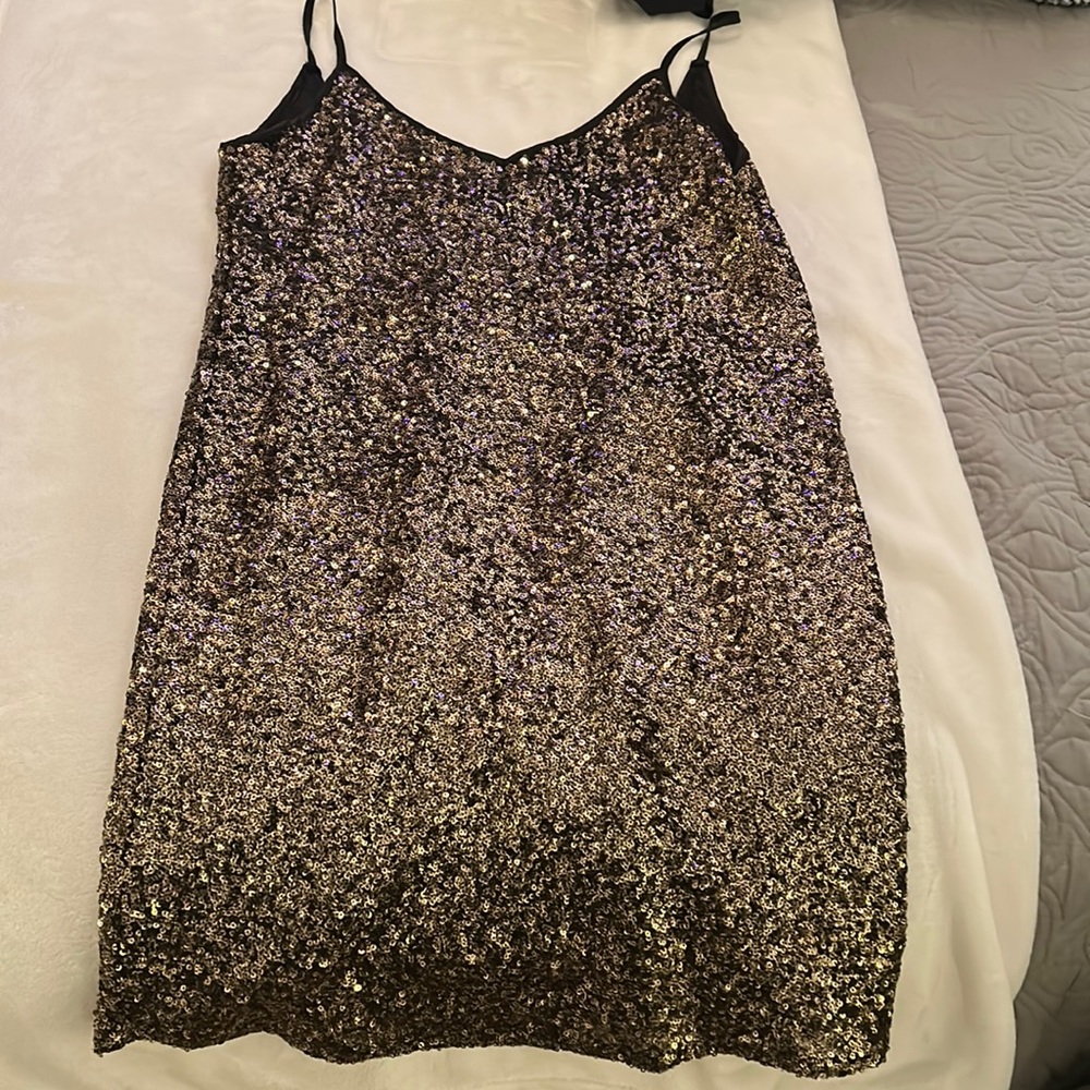 Gold dress